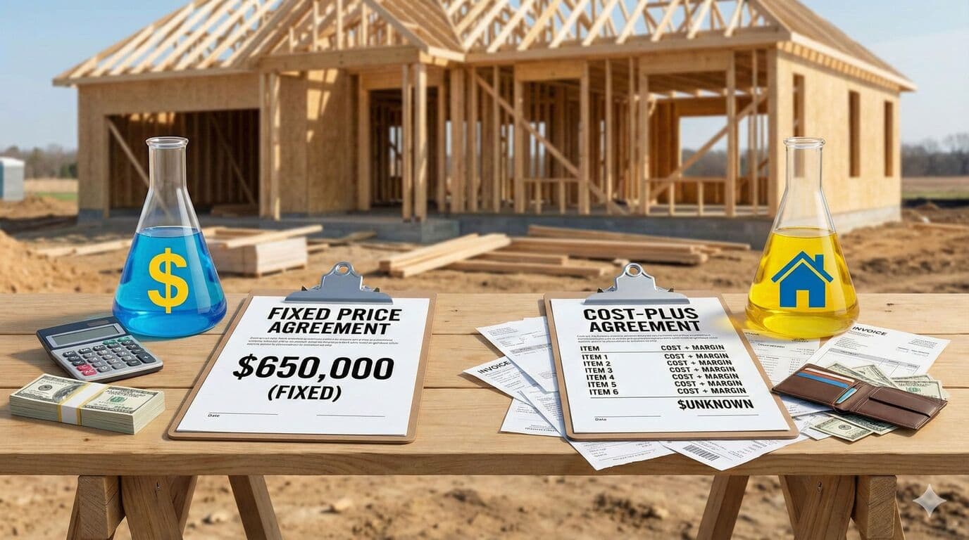 Ipinapaliwanag ang Fixed Price vs Cost-Plus Building Contract