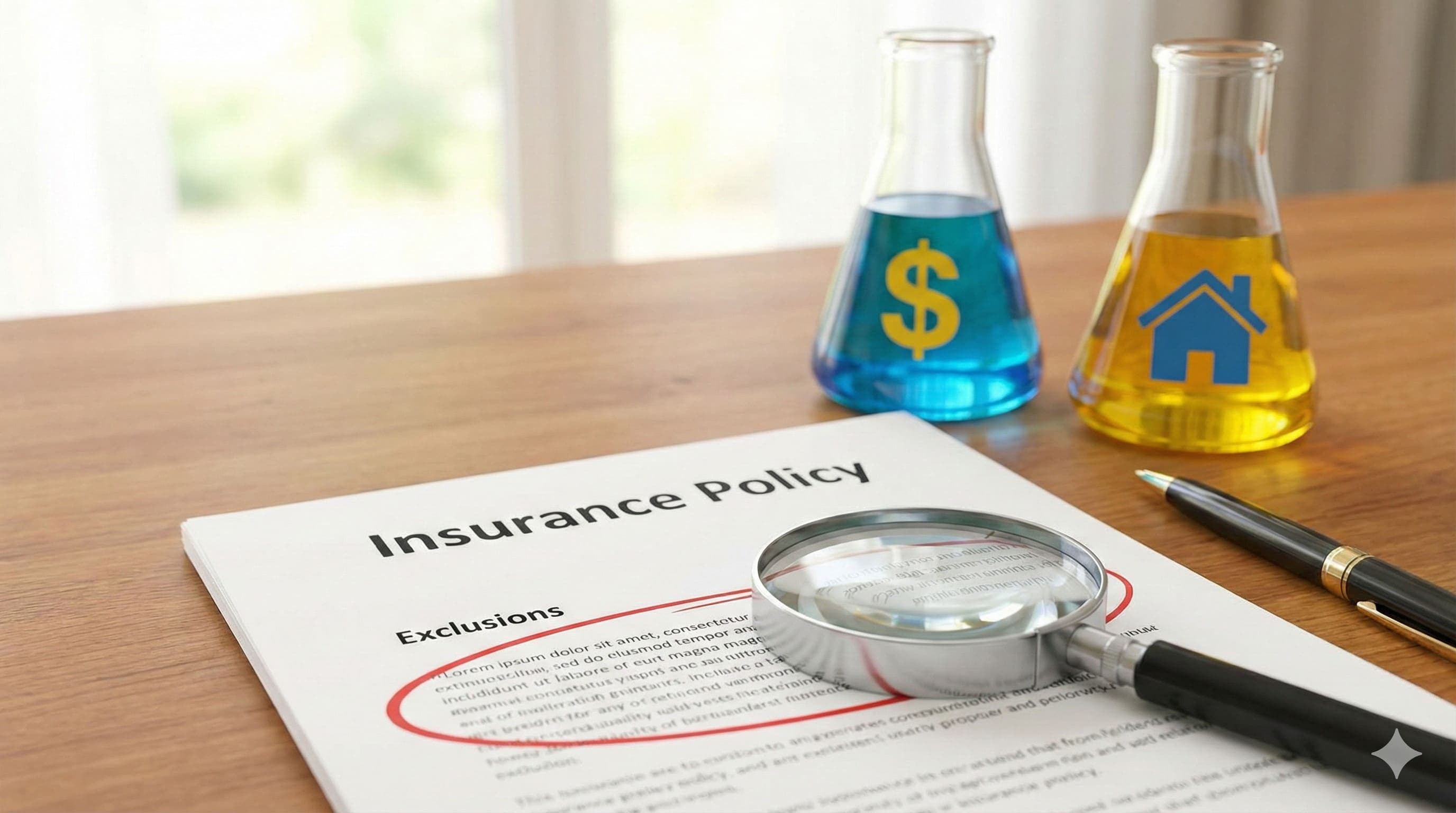 Les petites lignes : ce que votre assurance ne couvre pas